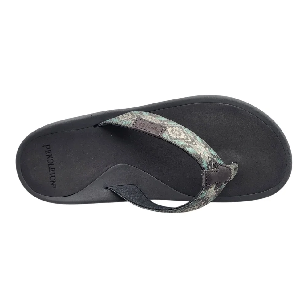 Pendleton Men's Carico Pattern Flip Flops Sandals Casual Comfort Slides